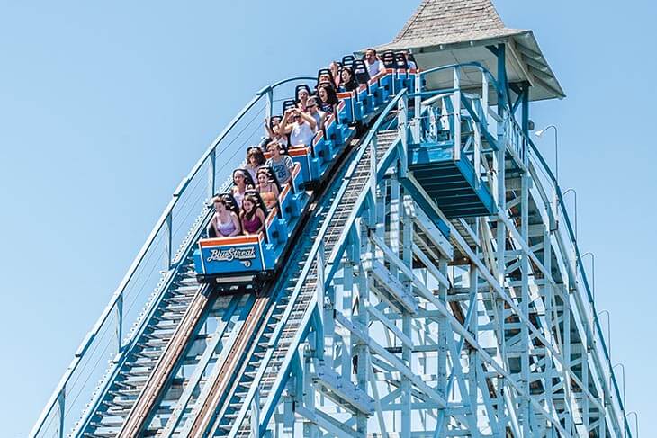 Blue Streak at Cedar Point